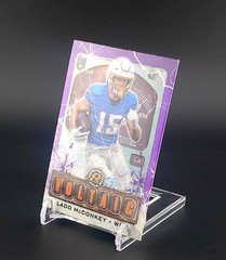2024 Topps Resurgence Voltaic Ladd McConkey #V-12 Purple Surge Refractor /75 SP