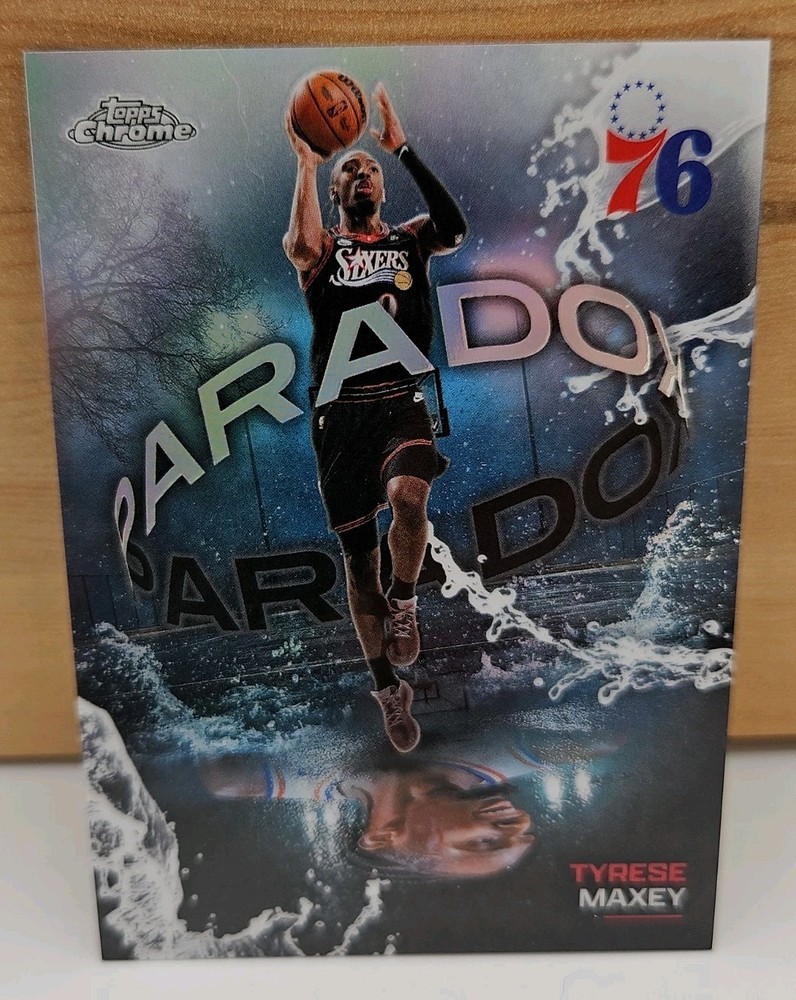 Topps 2026 Topps Chrome Paradox Insert SSP Tyrese Maxey PX-16 76ers