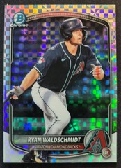 2025 Bowman Draft #BDC-41 Ryan Waldschmidt Chrome X-Fractor Dbacks Chase