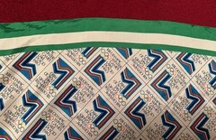 1980 XIII Olympic Winter Games Lake Placid Scarf by Athalon 100% Acetate