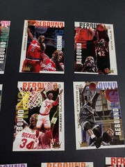 1994-95 FLEER ULTRA: REBOUND KINGS INSERT COMPLETE SET 1-10 (NEAR MINT!)
