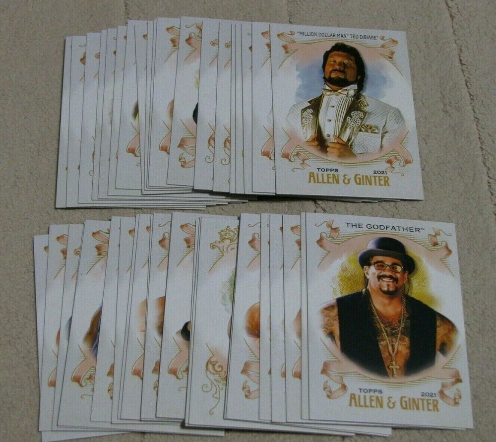 2021 Topps Heritage WWE Allen & Ginter Wrestling (Pick Choose Complete)Free Ship