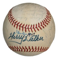 1971 Houston Astros Team Signed Baseball 25 Sigs Don Wilson