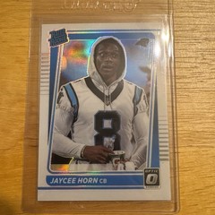 2021 Panini Donruss Optic Rated Rookie Variation Jaycee Horn #243 Rookie RC SP