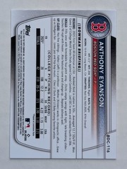 2025 Bowman Draft Anthony Eyanson 1st True Purple /250 Refractor #BCP-116