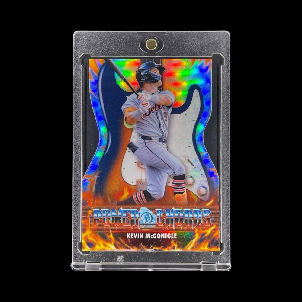 KEVIN MCGONIGLE ROOKIE FLAME DIE CUT REFRACTOR 2026 Bowman Chrome Power Chords