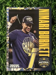 2026 Champions Deck Nimari Burnett Michigan Wolverines Cutting the Nets Insert