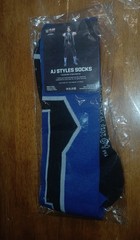 2018 WWE Slam Crate Exclusive A.J. Styles Socks – New Sealed