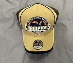 New England Patriots Super Bowl XXXIX 39 Champions Reebok NFL Locker Room Hat