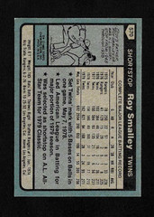 1980 TOPPS SET-BREAK # 570 ROY SMALLEY A.L. ALL-STAR MINNESOTA TWINS EX-MT