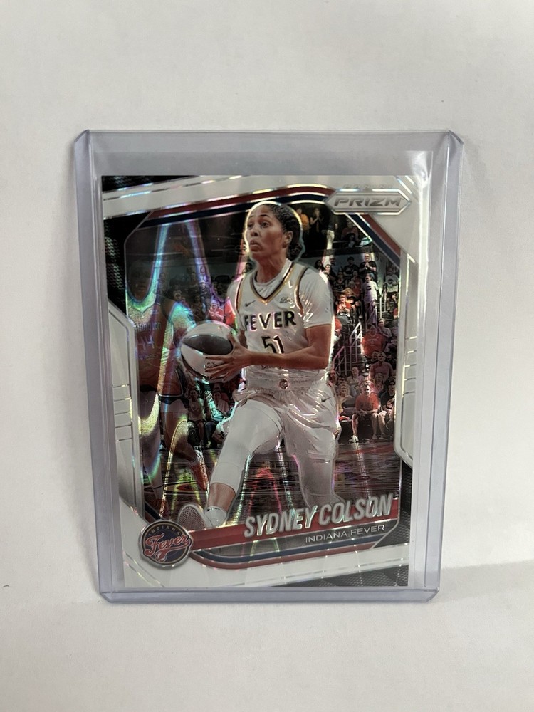 2025 Panini Prizm Sydney Colson #1 White Seismic Indiana Fever WNBA Card