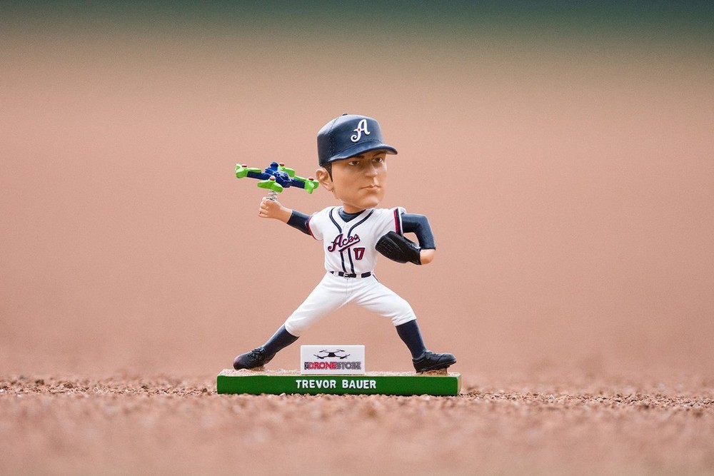 Trevor Bauer Reno Aces Cleveland Indians Drone Bobblehead MLB SGA