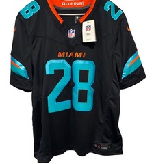 NWT De’Von Achane #28 Jersey Miami Dolphins Adult XL Rivalry Edition 2025
