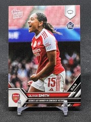 Olivia Smith 2025-26 UWCL Topps Now #027 Arsenal RC Rookie Quantity