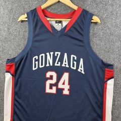 NIKE Gonzaga Bulldogs SAMPLE Basketball Jersey Mens L Blue Red White NCAA WCC