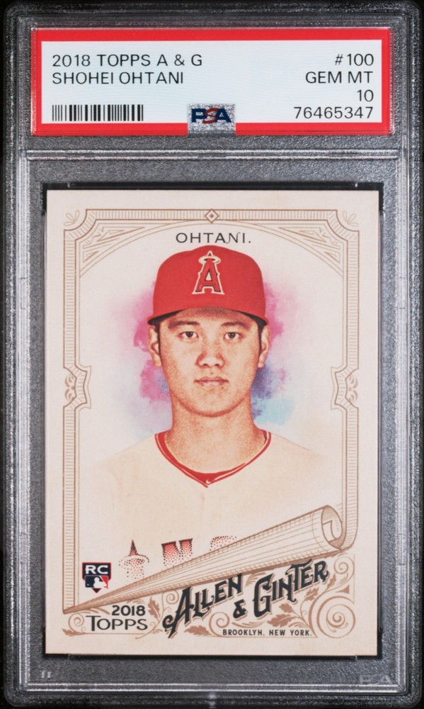 PSA 10 SHOHEI OHTANI/OTANI 2018 TOPPS ALLEN & GINTER Rookie Card RC GEM MINT 10