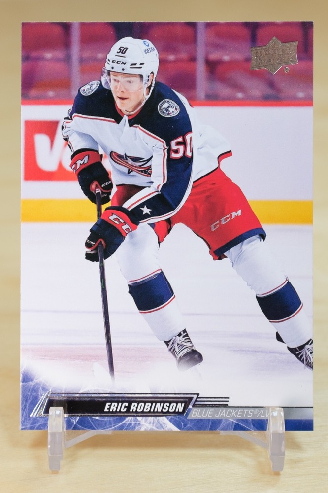2022-23 Upper Deck Series 2 Base #307 Eric Robinson – Columbus Blue Jackets
