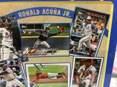 2024 Topps Archives Baseball Ronald Acuna Jr Collector Lunch Box Tin Braves