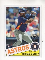 YORDAN ALVAREZ 2020 Topps Update &rsquo;85 TOPPS Insert #85TB-18 Rookie RC