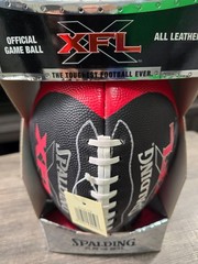 Vintage 2000 Spalding XFL All Leather Official Game Ball VERY RARE CONDITION!