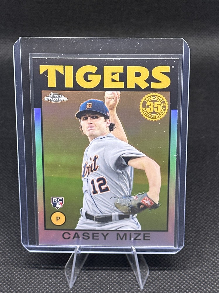 2021 Topps Chrome #86BC-13 Casey Mize 1986 Topps Baseball 35th Anniversary