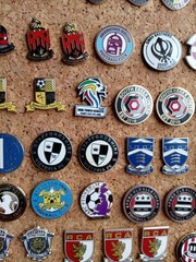 NON LEAGUE FOOTBALL CLUBS ENAMEL LAPEL BADGES CLUBS R – Z