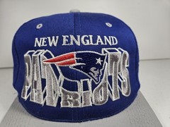 Vintage NEW ENGLAND PATRIOTS Team Football ANI Snapback NFL Hat Cap Flying Elvis