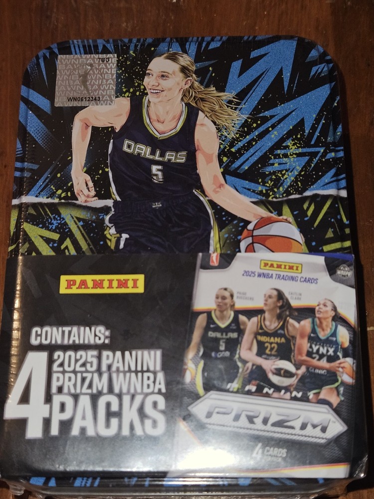 Sealed 2025 Panini Prizm WNBA Paige Bueckers Tin Sealed 4 Packs Rookie Chase