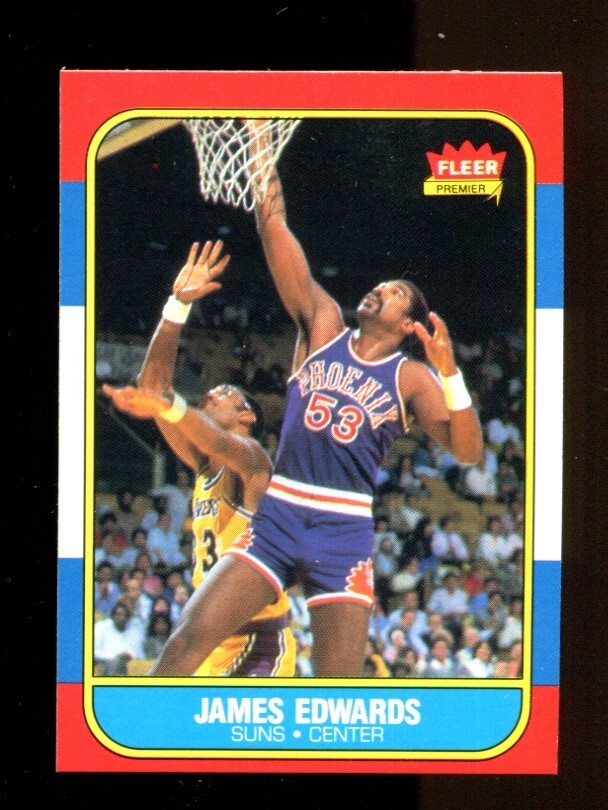 1986 Fleer James Edwards #29 Set Break
