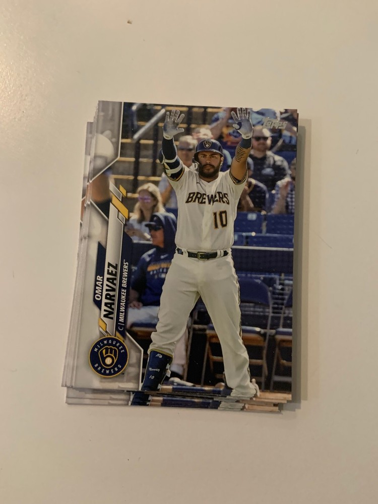 2020 Topps Update U-250 Omar Narvaez 10 Count Lot Milwaukee Brewers