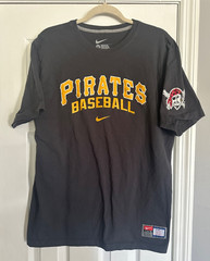 Pittsburgh Pirates Baseball Nike Pirates Black / Dark Gray T-shirt XL