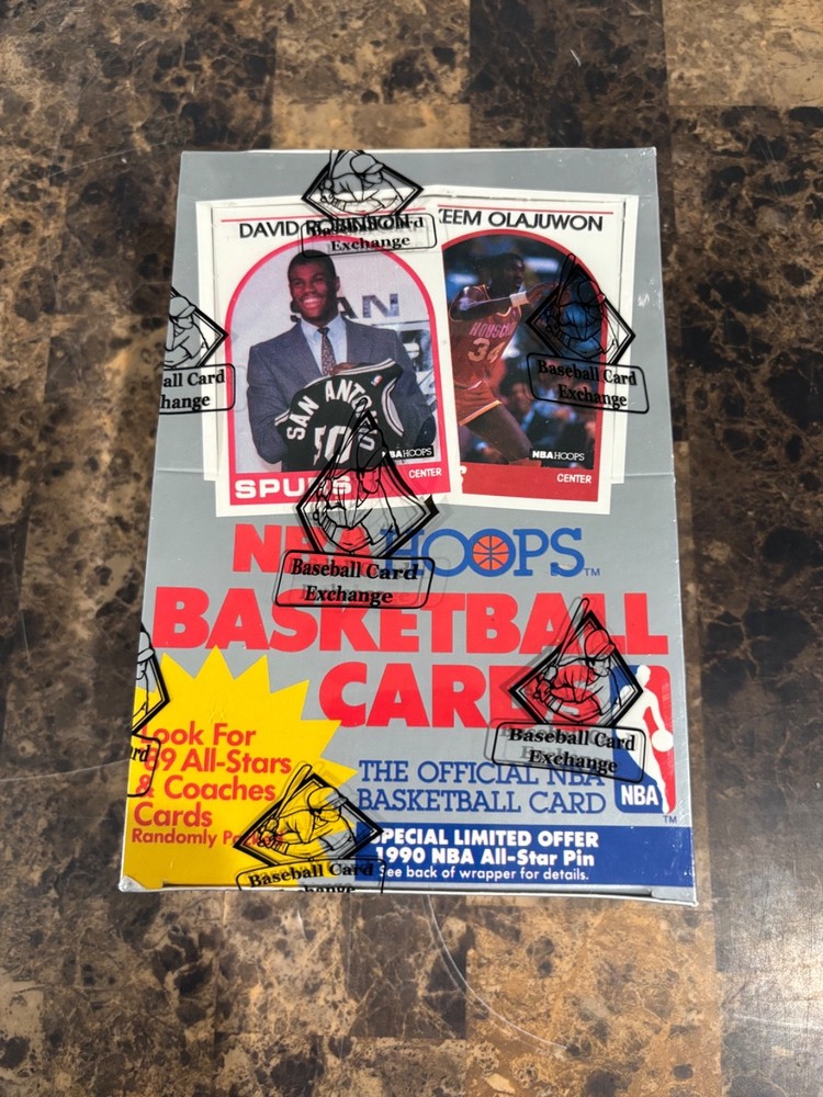 1989 HOOPS BBCE WRAPPED BOX FASC FROM A SEALED CASE DAVID ROBINSON ON TOP