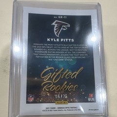 Panini 2021 Donruss Optic Kyle Pitts Falcons Gifted Rookies GR-11 Rookie 6/25