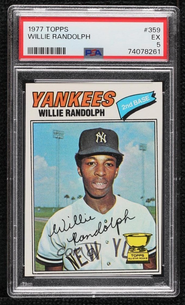 1977 Topps Willie Randolph #359 1jp8