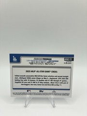 2025 Topps Chrome Update Freddie Freeman All-Star Game Refractor ASGC-11 Dodgers