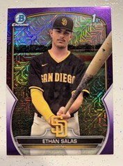 2023 Bowman Chrome 1st Ethan Salas #BCP-171 Purple Mojo /299 Padres RC