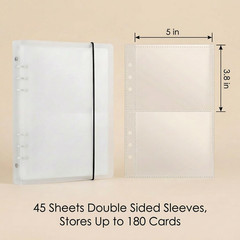 3×5 Index Card Holder Binder – Card Organizer for Note Cards, Flash Cards, and R