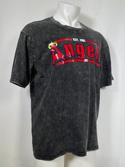 Los Angeles Angels MLB 2024 SGA 80&rsquo;s Black Throwback Tie Dye T-Shirt Men&rsquo;s XL