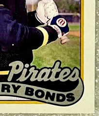 🔥1988 Topps⚾️Barry Bonds Baseball Card #620 Pirates “ERROR CARD”MT Condition