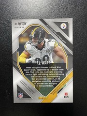 2025 Panini Prizm T.J. Watt Premier Jersey Neon Green Pulsar Relic Steelers #TJW