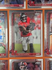 🔴🟤🔴 2025 TOPPS CHROME TAMPA BAY BUCCANEERS BASE TEAM SET (11 CARD LOT)