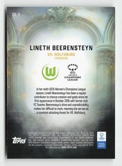2025-26 Topps Chrome UEFA Women&rsquo;s #QF-7 Lineth Beerensteyn Queens Of Football
