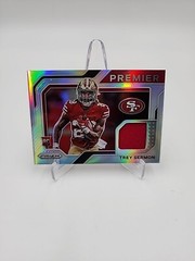 2021 Panini Prizm – Silver Premier Jerseys #PJ-30 Trey Sermon (MEM, RC) 49ers