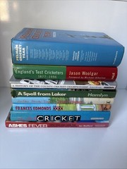 Job Lot Cricket Hardbacks History Of Cricket Etc Varied Selection Bundle
