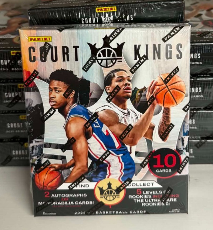 2025/26 Panini Court Kings Basketball HOBBY BOX – FACTORY SEALED – CASE FRESH!!