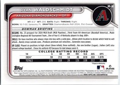 2024 Bowman Draft #BD-18 Ryan Waldschmidt