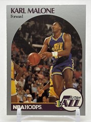 1990 NBA Properties #292 Karl Malone Utah Jazz