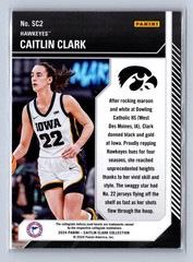 2024 Panini Caitlin Clark Collection Caitlin Clark Target Red School Colors #SC2