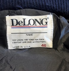 Vintage Notre Dame Fighting Irish Varsity Jacket Men’s 46 DeLong Letterman 80s