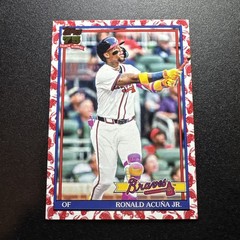 2026 Topps Series 1 Ronald Acuna Jr. #T91-84 Koi Fish Parallel SP BRAVES